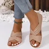 Frauen leichte Cross-Cutting-Verschluss große Sports andalen sportliche schwarze Eva Sandalen Sommer Frau Schuhe