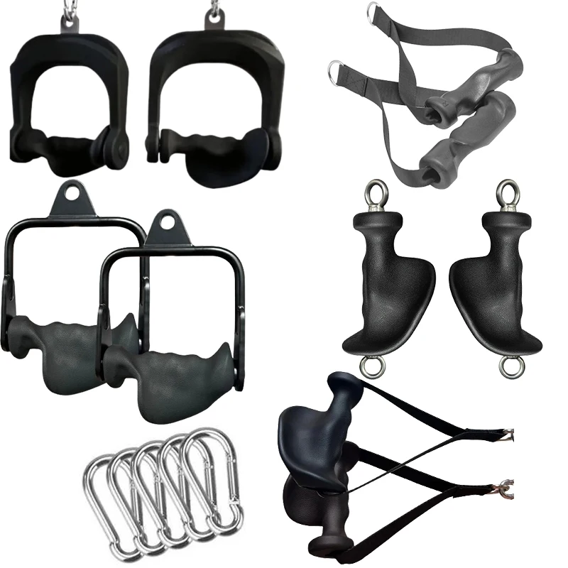 Fitness Lat Pull Down Bar D-Griff Grip Pulley Kabel Maschine Aufsätze Gym Gewichtheben Seil Griff Handgelenk Workout ausrüstung