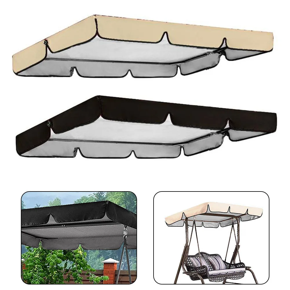 Outdoor Schaukel Baldachin Sonnenschutz Schaukel Top Abdeckung Garten Terrasse Möbel Staubs chutz Innenhof wasserdicht und staub dicht Schaukel Image