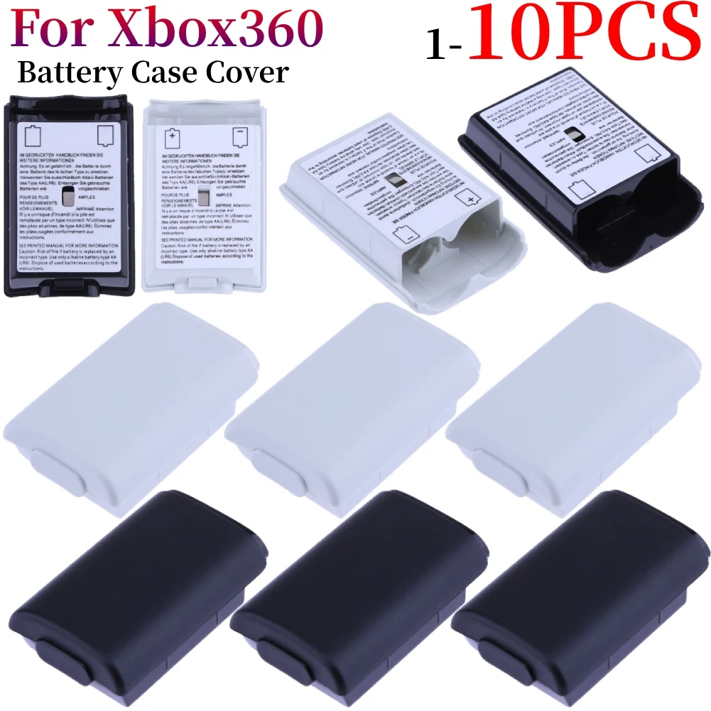 1-10 stücke aa Batterie abdeckung für Xbox 360 Wireless Controller Batterie gehäuse abdeckung für Xbox360 Gamepad Joystick Spiel zubehör