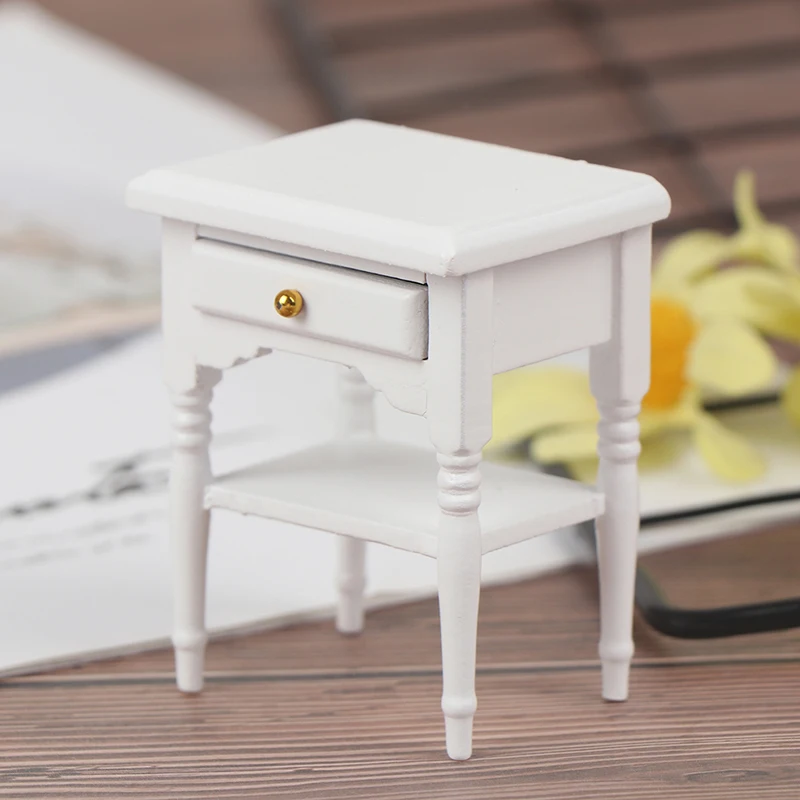 1 Stück 1:12 Puppenhaus Miniaturmöbel Nachttisch Puppenhaus Raumdekoration Image