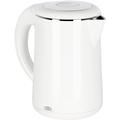 Kettles, Double Anti-Scalding Kettle, 1.5L Stainless Steel Jug Kettle, with Rapid Heating and Insulation Work, Intelligent Sensor Temperature Control, for Family Bedrooms/White/13 * 20 * 17Cm elegant