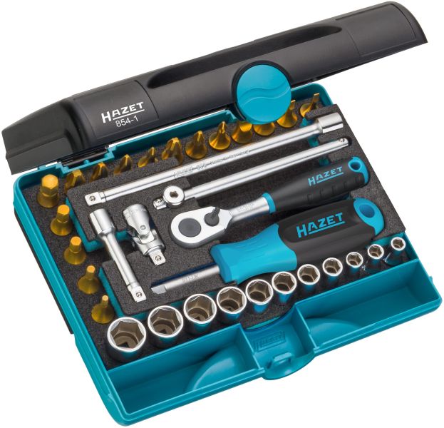 HAZET Safety-Insert-System, SmartCase Steckschlüsselsatz 854-1 Image