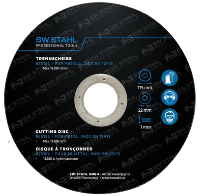 SWSTAHL Trennscheibe, Winkelschleifer 82318L Image