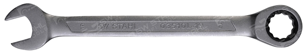 SWSTAHL Ratschen-Ringgabelschlüssel 03510L-19 Image