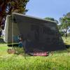 Yescom 6x15' RV Awning Sun Shade Screen Black Mesh UV Blocker RV Awning Shade for Camping Trailer Camper Patio Outdoor
