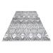 White 87 x 48 x 0.4 in Area Rug - Foundry Select Tyreiss Area Rug, Polyester | 87 H x 48 W x 0.4 D in | Wayfair A8F50B0C08E74D5D8D6988F82054D2C0