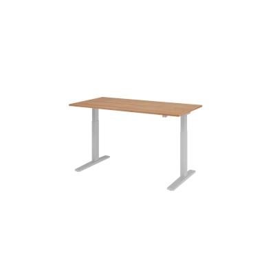 Hammerbacher-Sitz-Steh-Schreibtisch el.160x80cm Nussbaum-VXMKA16/N/S