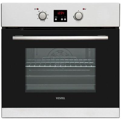 Einbaubackofen VEB26016 - Edelstahl / Schwarz, Pyrolyse, eek: a neu - Vestel