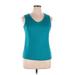 C9 By Champion Active Tank Top: Teal Activewear - Women's Size X-Large