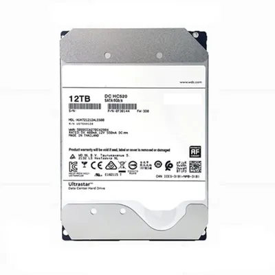 DC HC520 10TB 12TB 14TB 16TB Enterprise Class Helium Disk 12TB Desktop Computer 7200 to 256M