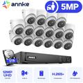 16CH Kit Videosorveglianza nvr 16 Telecamera Intelligenti ir Visione Notturna Eseterno Telecamera