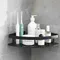Étagère de salle de bain, organisateur de rangement de cuisine, support de shampoing en alliage d'aluminium, étagère de douche, accessoires de salle de bains, étagère sans perceuse