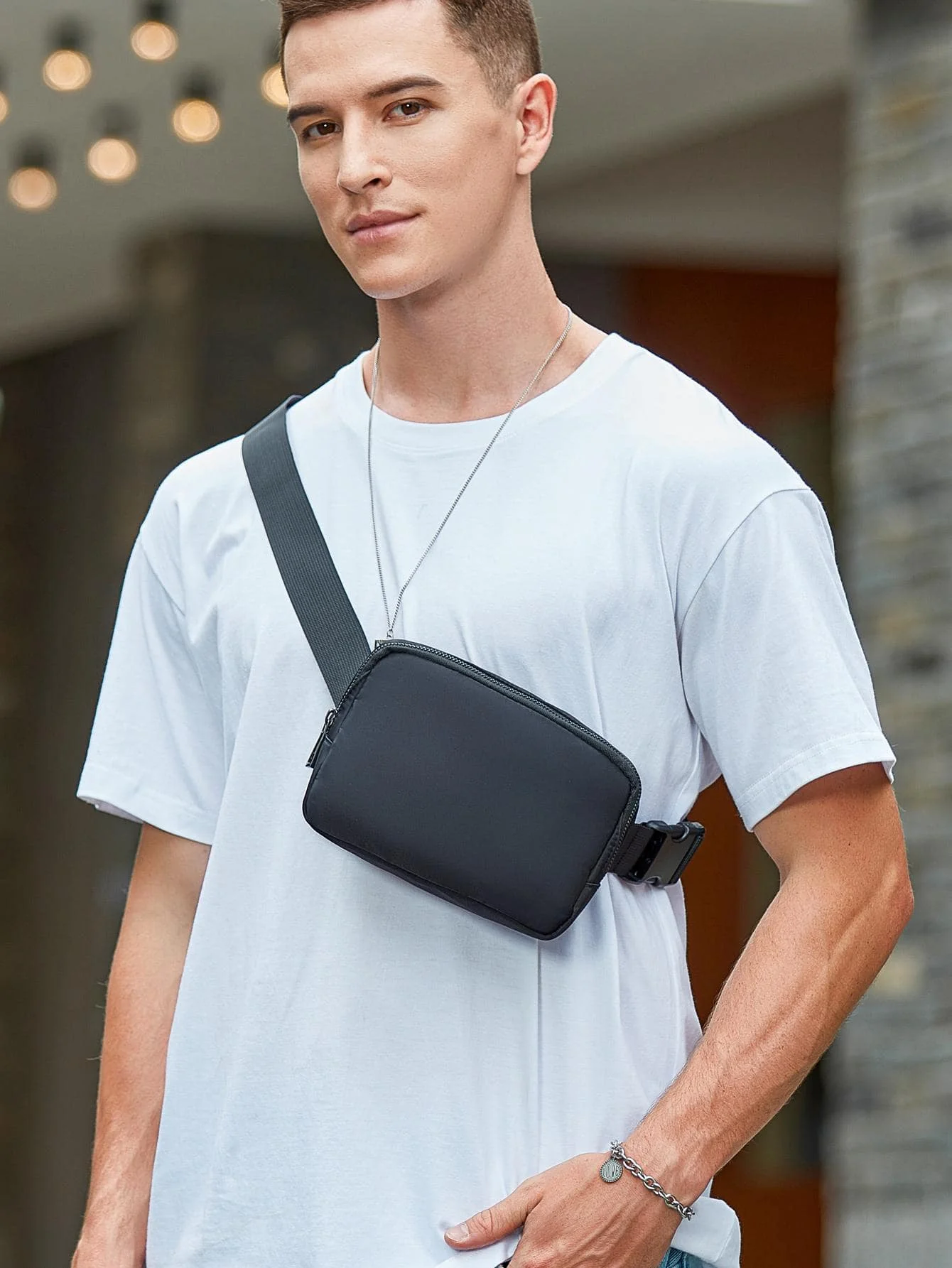 Petit sac banane à la mode, léger, Portable, étanche, multifonctionnel, sac de taille pour les voyages en plein air et les Sports
