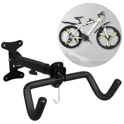 Bike Wall Beam Road Hanging Rack Bicycle Rack Wall Hook Foldable Cycling Rack Hook Wall Mount Bike Hanger Bicycle Accessories