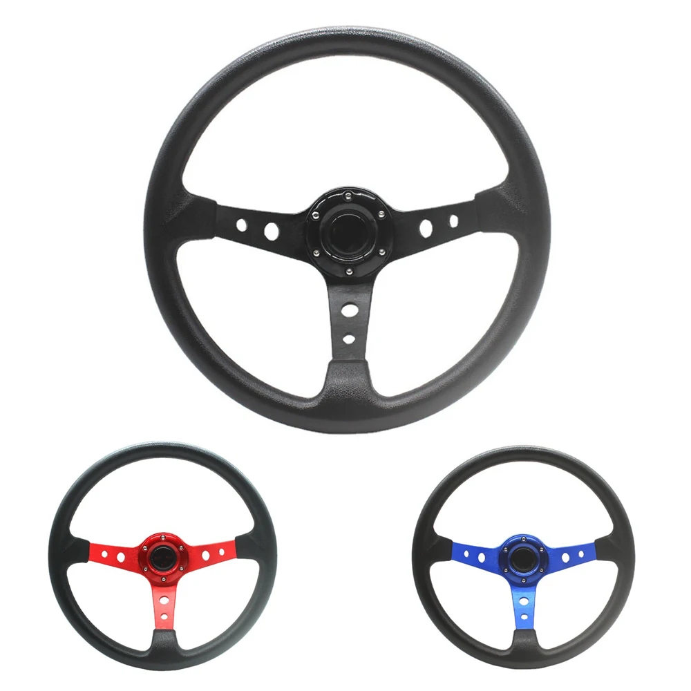 Volants de course universels, volant sport à la dérive, volant de course automobile, PU, 350mm, VW, BMW, 14 pouces, 350mm