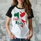 Italy Tee women designer tshirt female Japanese funny comic clothes