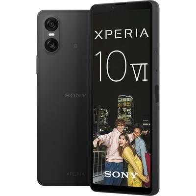 SONY Smartphone "Xperia 10 VI" Mobiltelefone Gr. 128 GB, schwarz