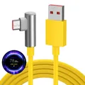 Cavo di ricarica rapida tipo C a gomito da 90 gradi 6A 67W 120W per Xiaomi Redmi Note 11T 12 13 POCO X5 Pro Mi Cavo di ricarica turbo 1m 1,8m