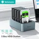 Docking station per HDD a 5 alloggiamenti Yottamaster con clone offline SATA a USB3.0 Docking station per custodia per disco rigido SSD/HDD da 2,5" 3,5''