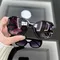 Mode quadratische Sonnenbrille Frauen Vintage Marke Designer Sonnenbrille männlich Luxus klassische Sonnenbrillen kleinen Rahmen schwarz