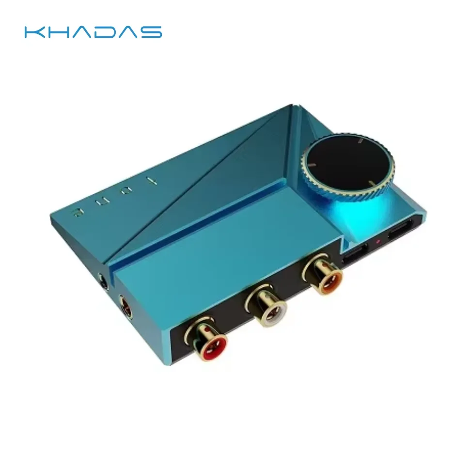 Khadas Tone2 Pro Mini Desktop-Kopfhörerverstärker DAC Digitaler Analogkonverter mit 4,4/3,5/RCA-Ausgang MQA DECODER Image