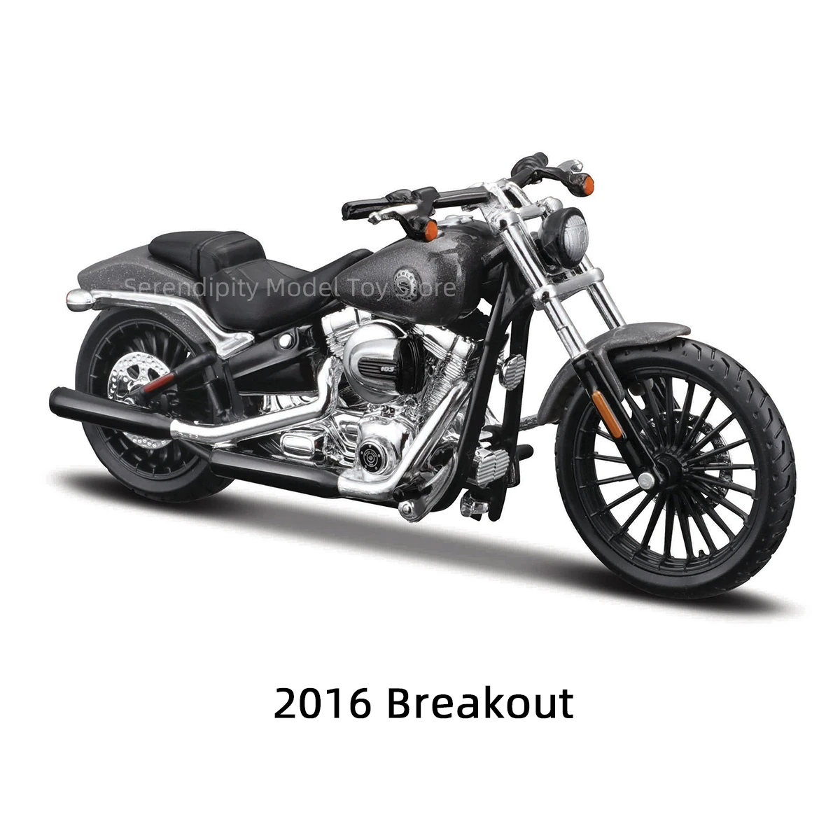 Maisto 1:18 Harley-Davidson 2016 Breakout Druckgussfahrzeuge, Sammlerstücke, Hobbys, Motorradmodell, Spielzeug