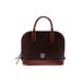 Dooney & Bourke Leather Satchel: Burgundy Bags