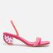 Zesty Leather Heel Sandals - Pink - Kate Spade Flats