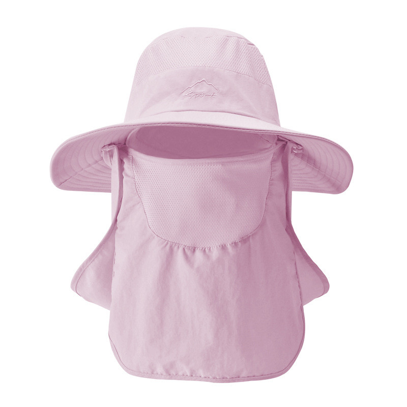 Sun Hat Bucket Hat Hat with Neck Face Flap Cover Packable Anti-Mosquito Summer Spring Wide Brim