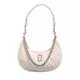 Marc Jacobs Hobo Bags - The Curve Shoulder Bag - Gr. unisize - in Weiß - für Damen - aus Metallkette & Textil & Leder & Leder