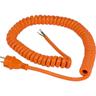 As-schwabe - Anschlusskabel Spiralkabel 230V 16A orange 5m H07BQ-F 3G1,5 IP44