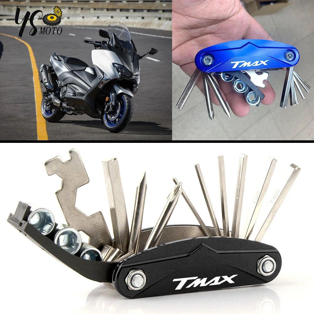 Jeu de tournevis de réparation d'outils, accessoires CNC pour moto Yamaha TMAX530 TMAX560 TMAX 530 560 SX DX Tech Max 2017-2022 2023