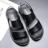 Brandneue Schuhe für Männer Gladiator Echt leder Sandalen Rindsleder Casual Slipper Mann coole