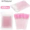 200pc Make-Up Pinsel Set Wimpern Verlängerung Microbush Lippenstift Mascara Wands Applikator Augenbraue Kamm Schönheit Liefert Kosmetik Werkzeug