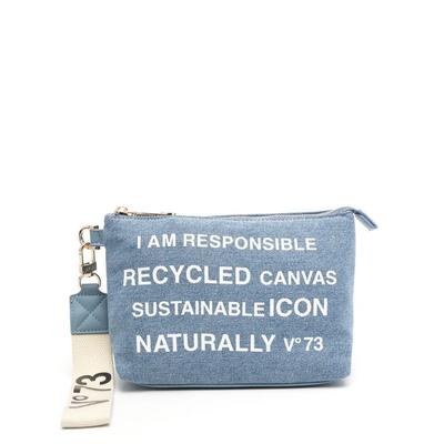 Beauty Denim Makeup Bag