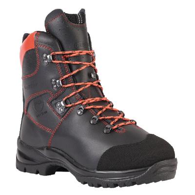 Oregon - Schnittschutzstiefel / Schnittschutzschuhe Waipoua Schwarz/Rot Gr. 44