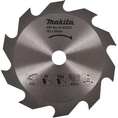 Makita D-03327 Standard-Kreissägeblatt TCT 165 x 20 mm 10T Holz Image