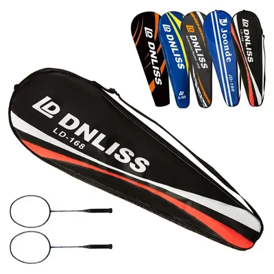 Portable Oxford Badminton Racket Bag Thick Badminton Racket Cover Tennis Storage Racket Protective