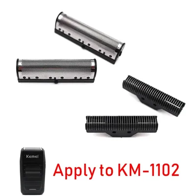 Original Quality Replacement Double Foiled Blade Net for Kemei KM-1102 Electric Shaver Repair