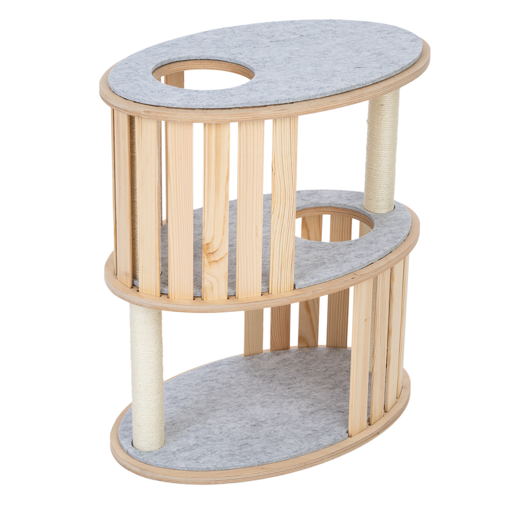 Modern Living Kratztonne Verona M 66,5x59x37cm Katze