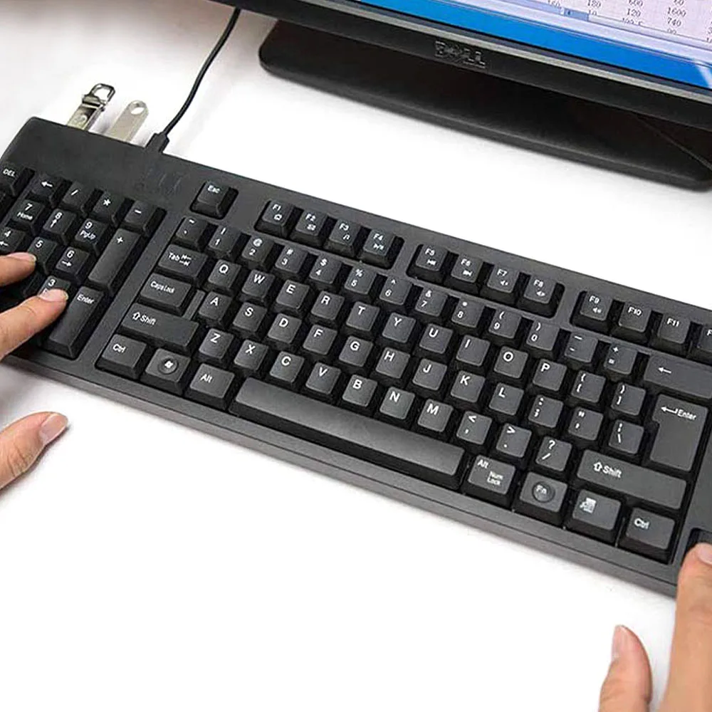 Tastiera da gioco meccanica multimediale a 109 tasti Tastiera ergonomica per mano sinistra + Tastiera doppia HUB USB Tastiera cablata per PC portatile