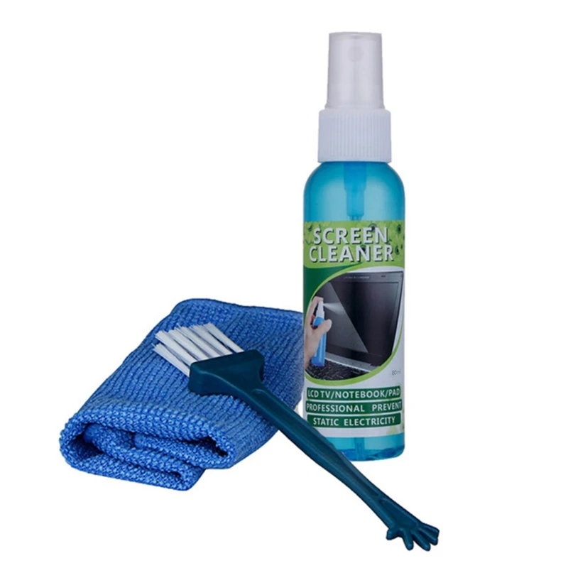 1 Set pennello panno liquido Kit di pulizia dello schermo di alta qualità per TV LCD Tablet Phone Pad Computer portatile pulitor