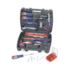 kwb Werkzeug-Koffer inkl. Werkzeug-Set, 40-teilig, gefüllt, robust und hochwertig 370720 Image