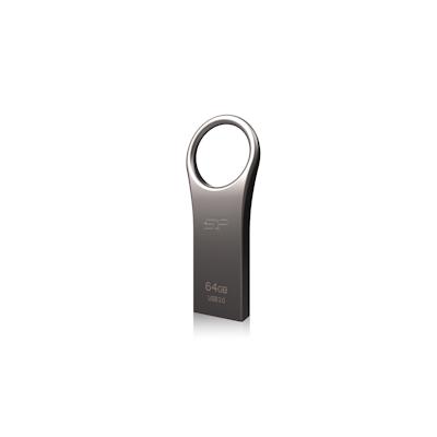 Silicon Power Jewel J80 - 64 GB - USB Typ-A - 3.2 Gen 1 (3.1 Gen 1) - Ohne Deckel - 5,9 g - Titan Image