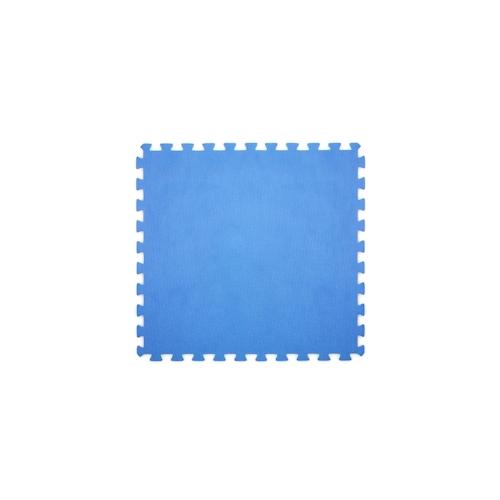 6PCS Weiche Puzzlematte für Schwimmbad 60X60X0,8 BLAU DH43871