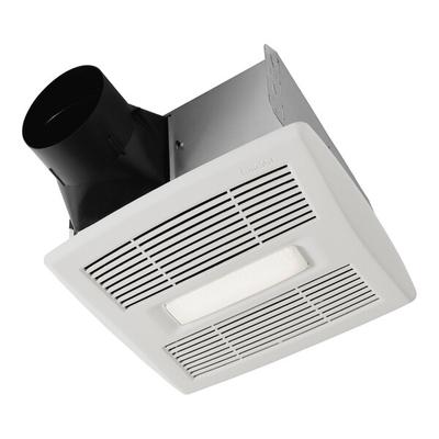 Broan Flex DC Series Bathroom Exhaust Fan with LED Light AE50110DCL - 50-110 CFM