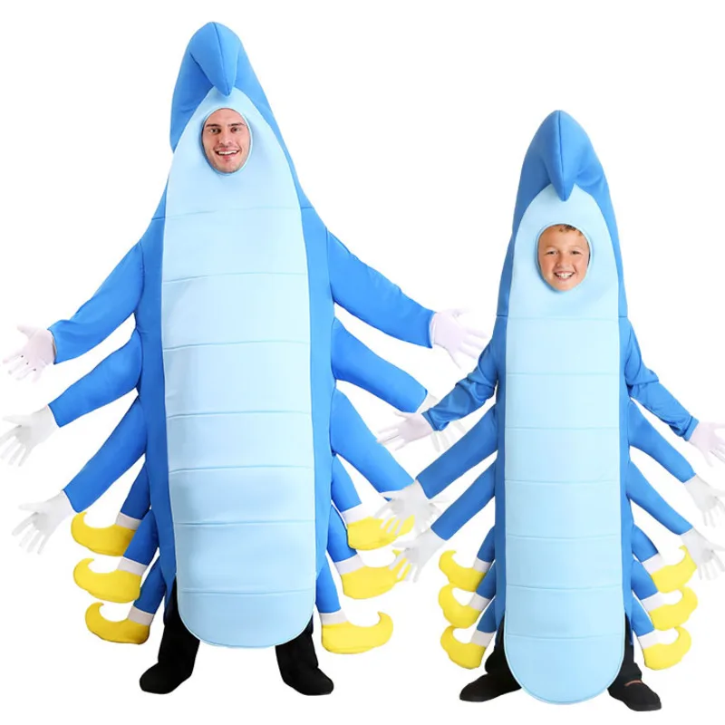 Halloween Kostüm Kindertag Bühne Performance Insert Cosplay Erwachsenen Kinder Insekten Raupe Rollenspiel Kostüm Image