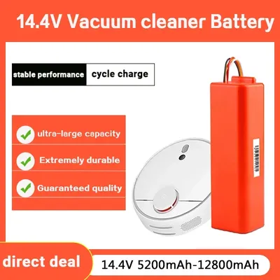 12800 mAh 14,4 v roborock s50 batterie brr 2p4s 5200d original batterie für Xiaomi Roboter Roborock Image