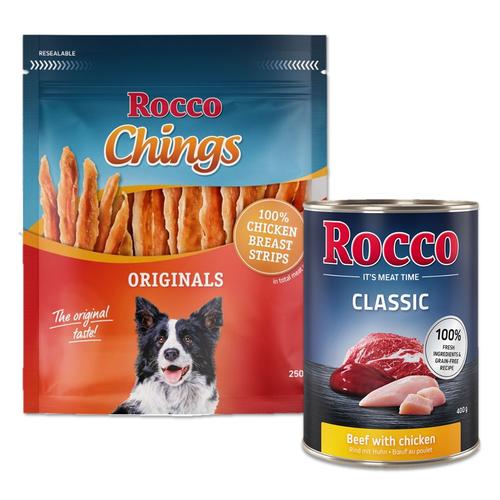 Rocco Classic Huhn 6x400g + Chings Hühnerbrust getrocknet 250 g